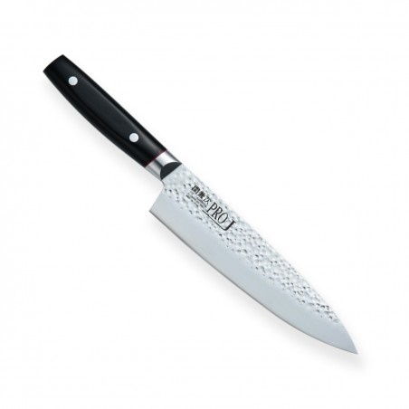 KANETSUGU nůž Gyuto/Chef 200 mm PRO-J Hammer